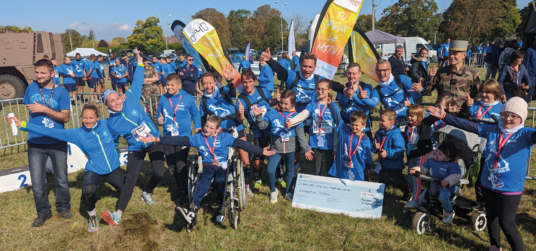Hélium et ses collaborateurs ont participé à « courir pour eux », un événement sportif et solidaire